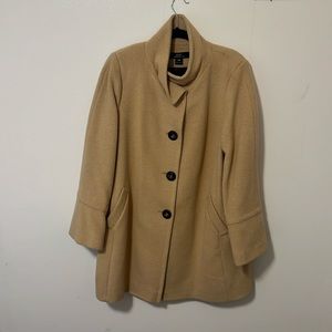 Gorgeous 100% camel hair pea coat.